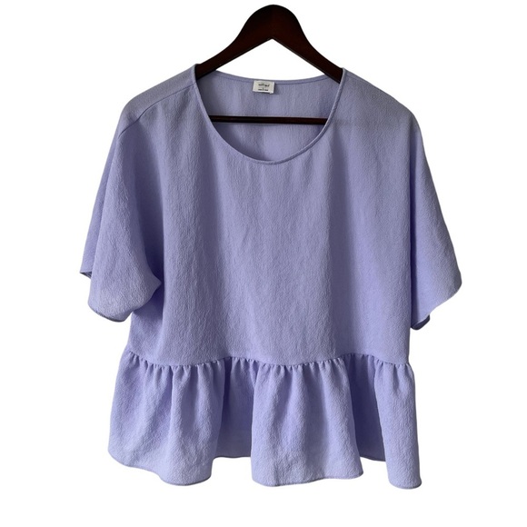 Aritzia Tops - Aritzia Wilfred Macee Peplum Blouse Liliac Small